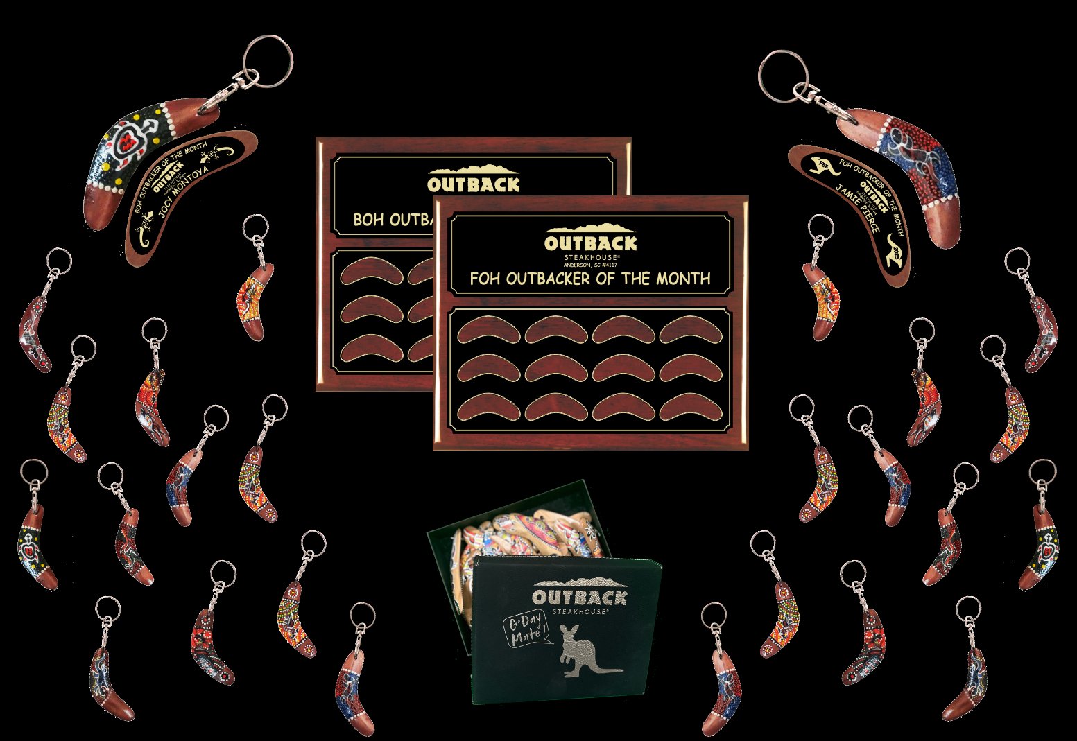 2&24 Standard FOH & BOH Key Chain Bundle