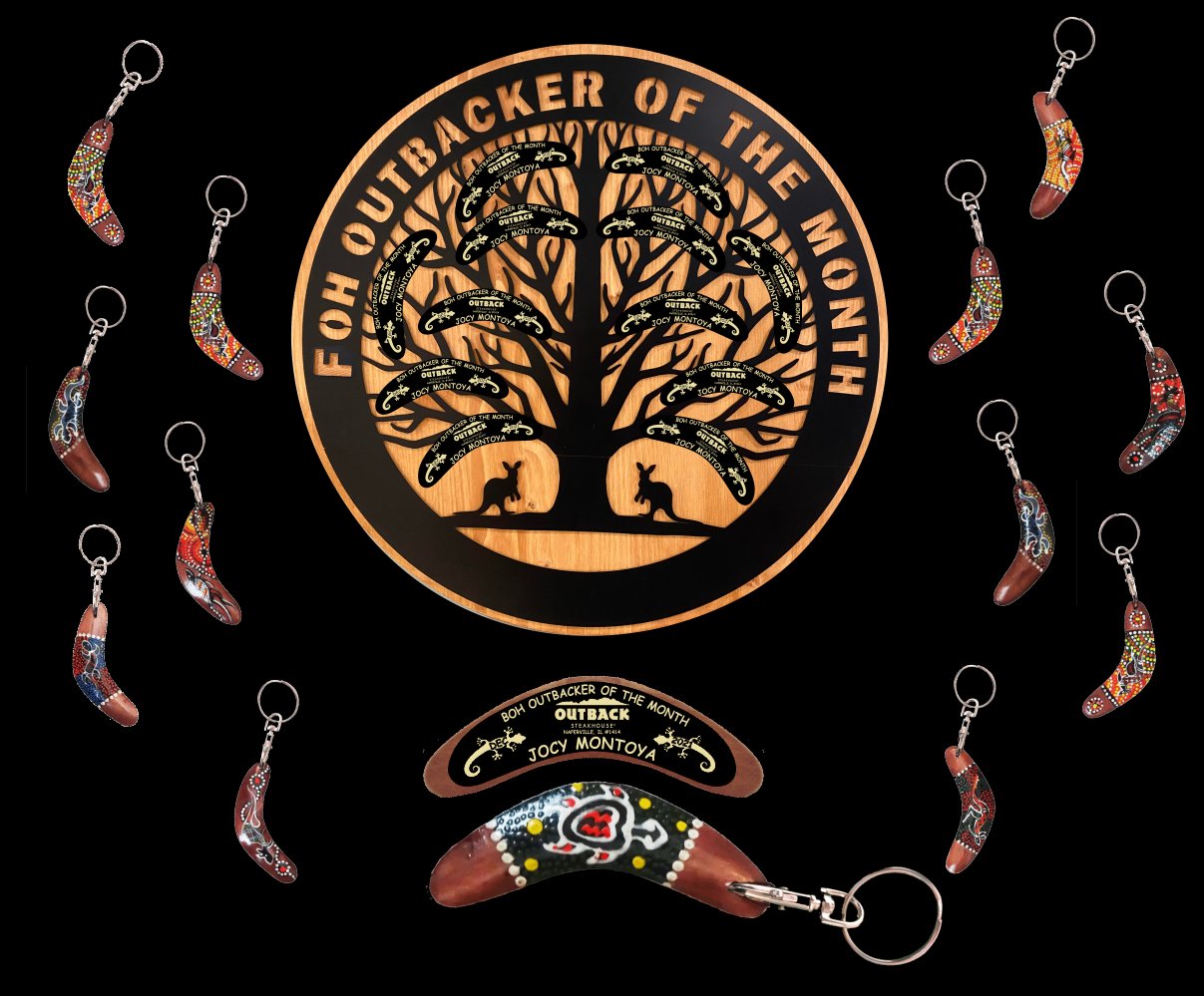 Outbacker Tree & Key Chain Bundle